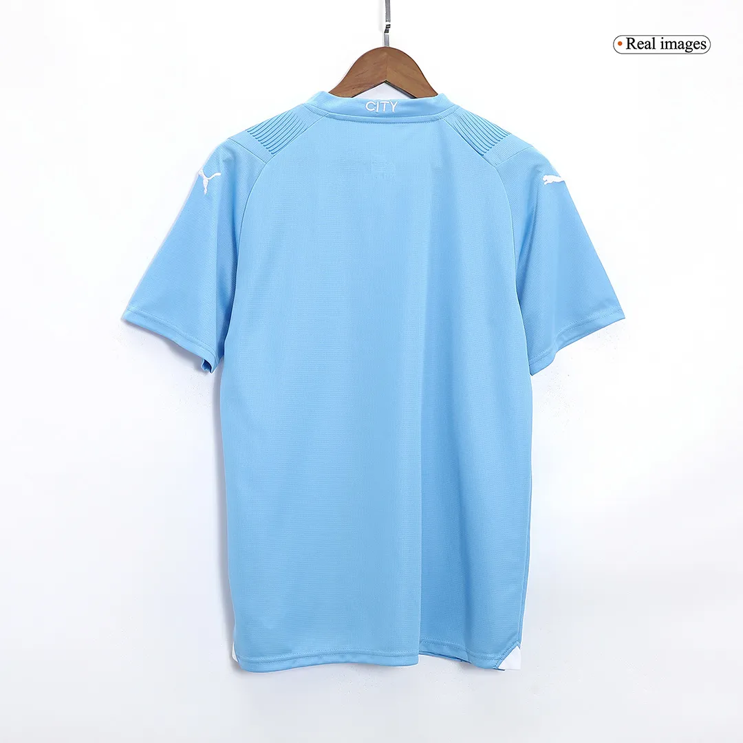 2023/24 Manchester City Home Jersey Kit(Shirt+Shorts)