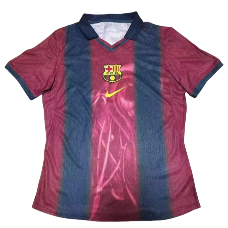 Barcelona X Travis Scott Home Shirt Player Version Soccer Jersey 25-26 Non-Customize (Custom numbers are not supported)