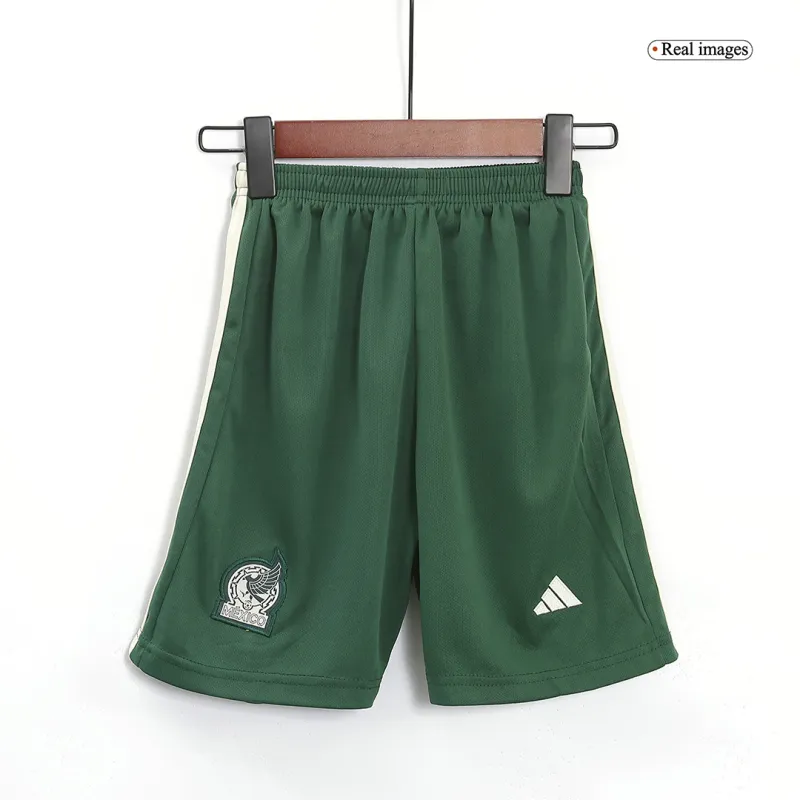 Mexico Kids World Cup 2022 Jersey Away Kit(Jersey+Shorts)