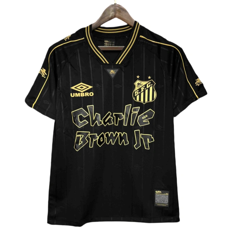 Santos FC commemorative jersey Charlie Bronw Jr Shirt 24-25