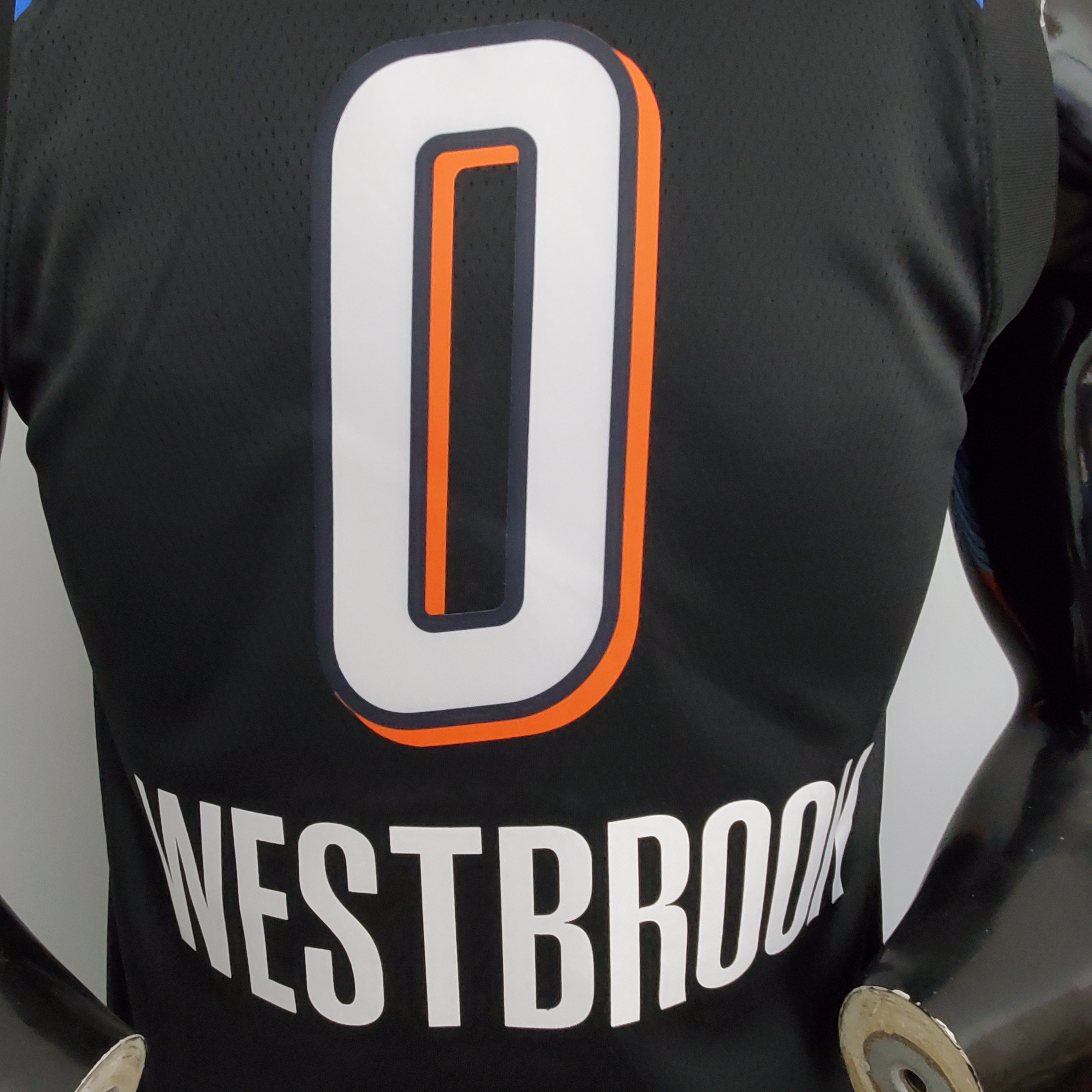 Russell Westbrook Oklahoma City Thunder City Edition Swingman Jersey Black