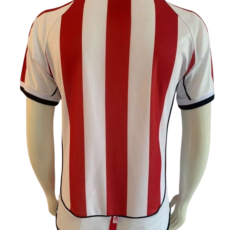 2001-2002 0lympiacos Home Retro Soccer Jersey