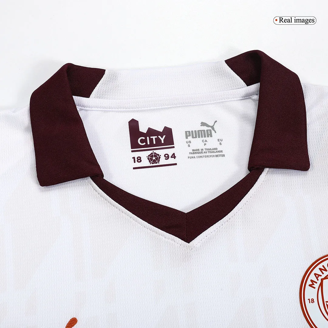2023/24 Manchester City Away Long Sleeve Jersey