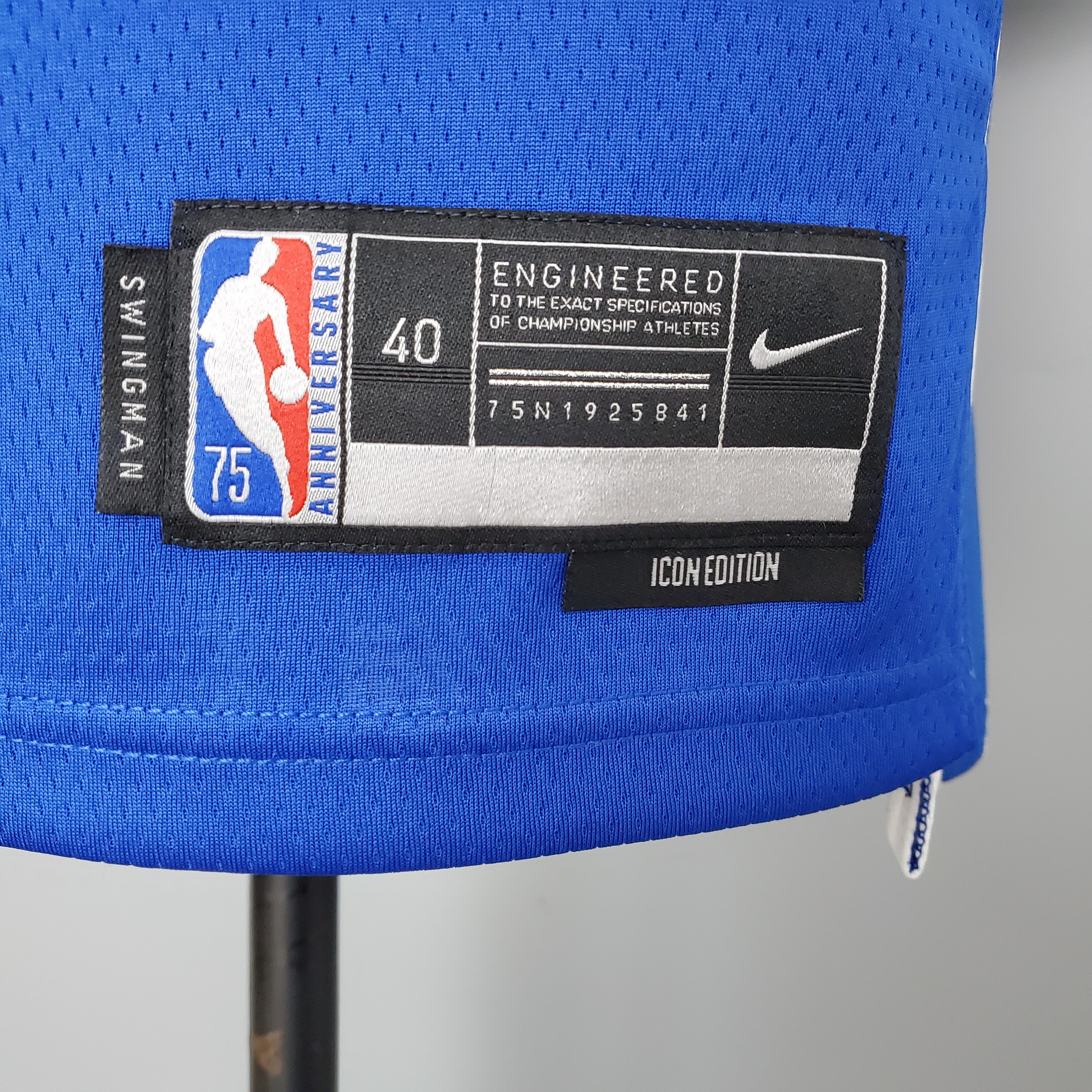 James Wiseman Golden State Warriors 75th Anniversary Swingman Jersey Blue