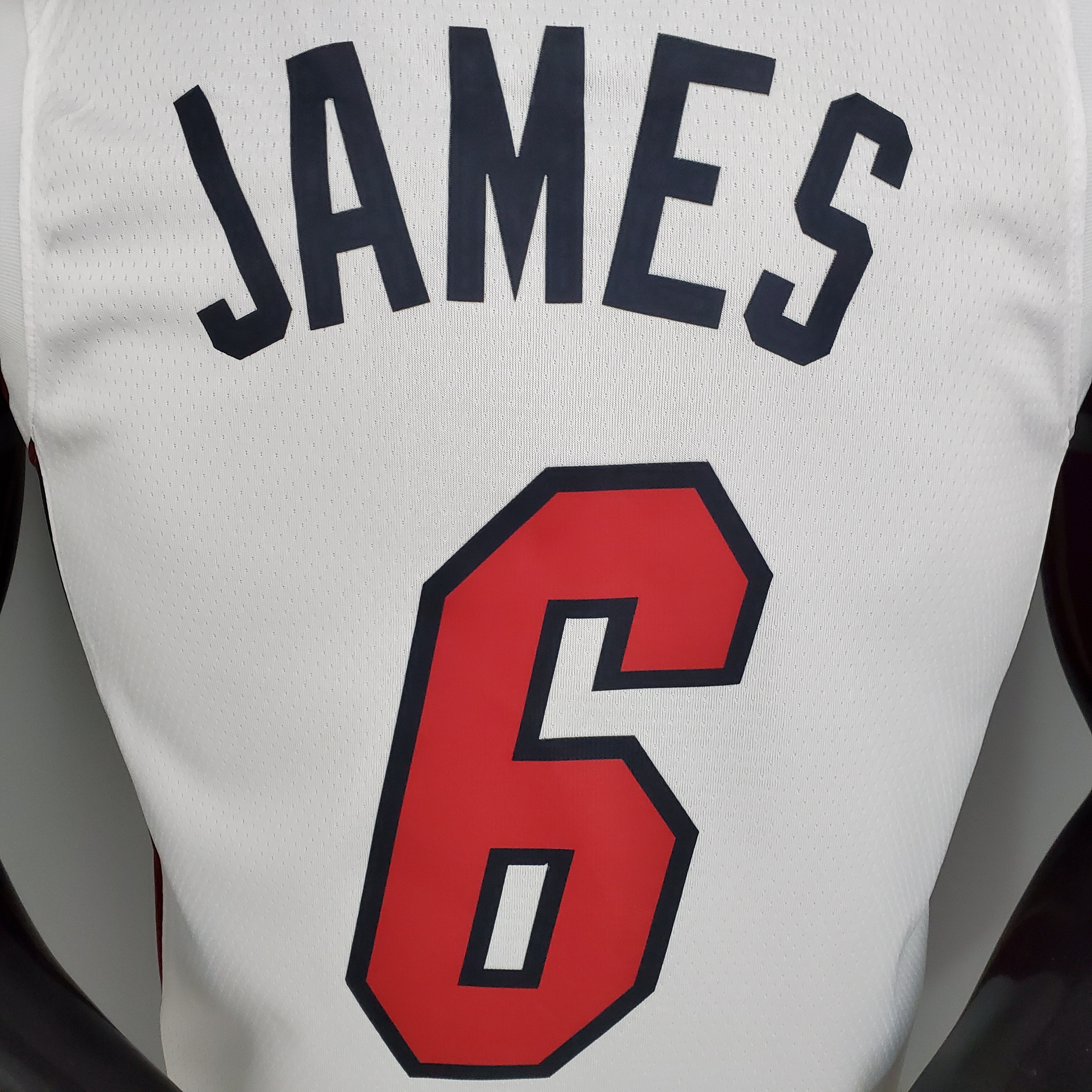 LeBron James Miami Heat Bonus Edition Swingman Jersey White