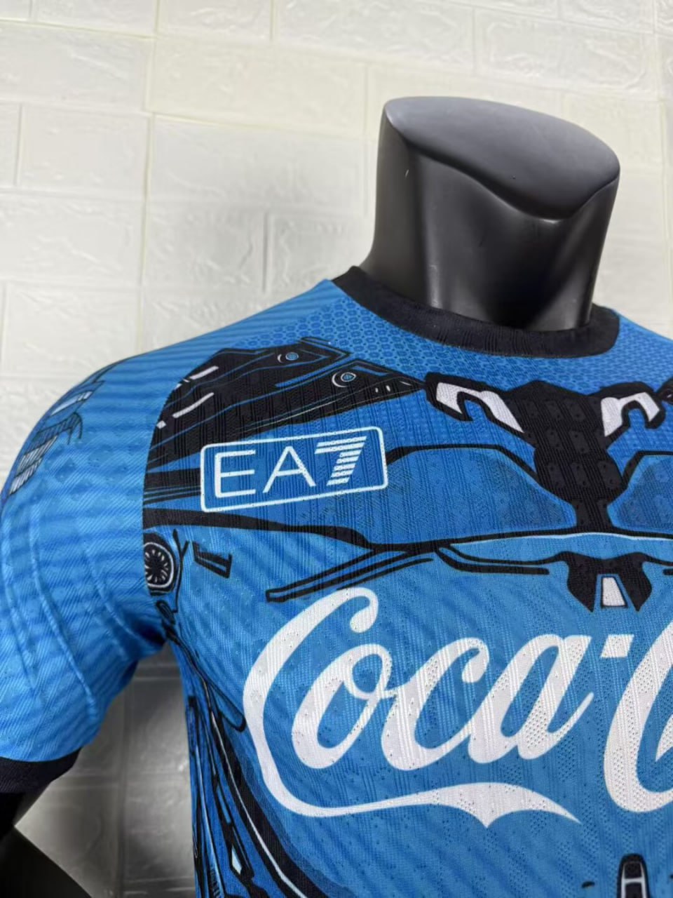 Napoli Blue Training Man Player Jersey 25/26