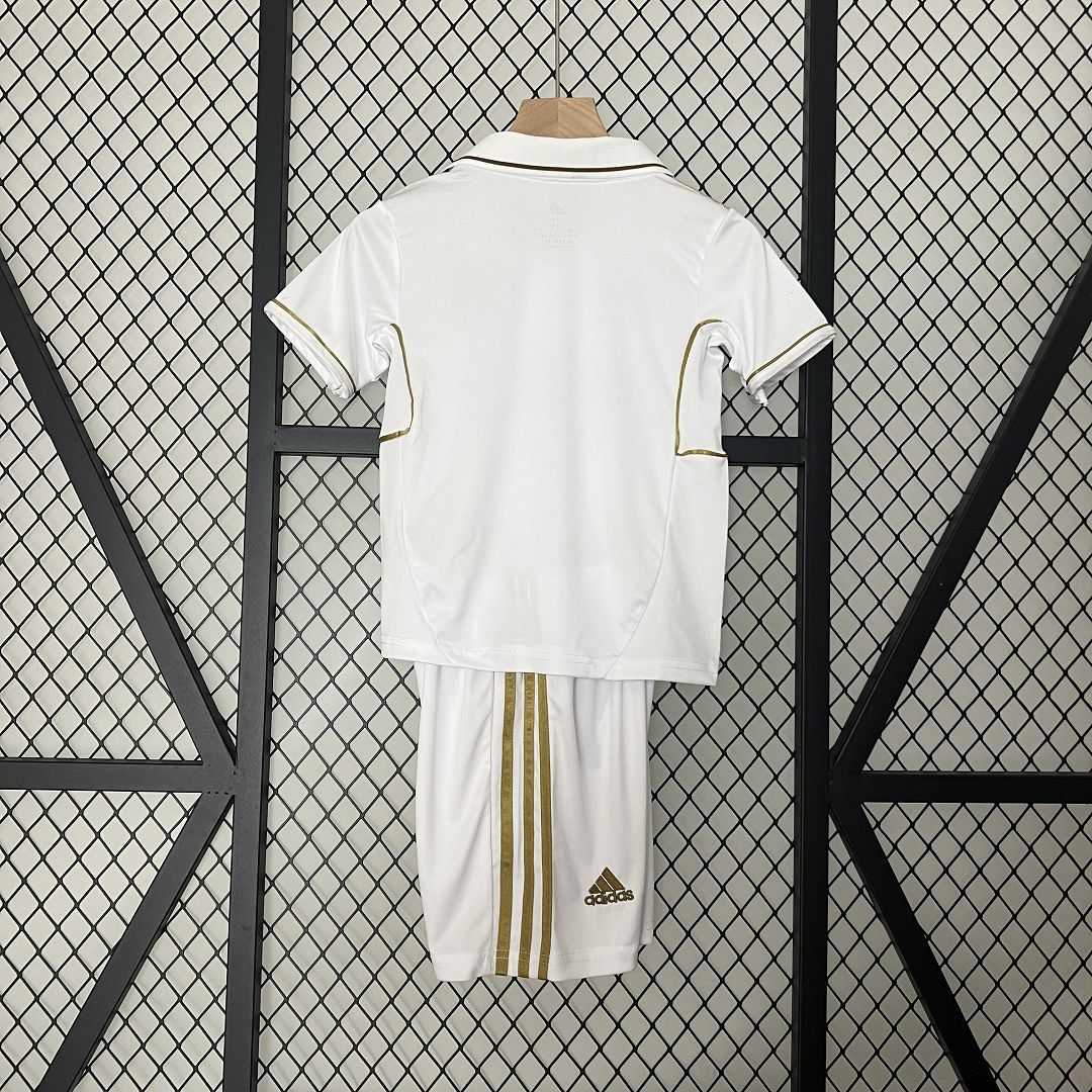 Real Madrid 11-12 Home Retro Kids Kit Soccer Jersey