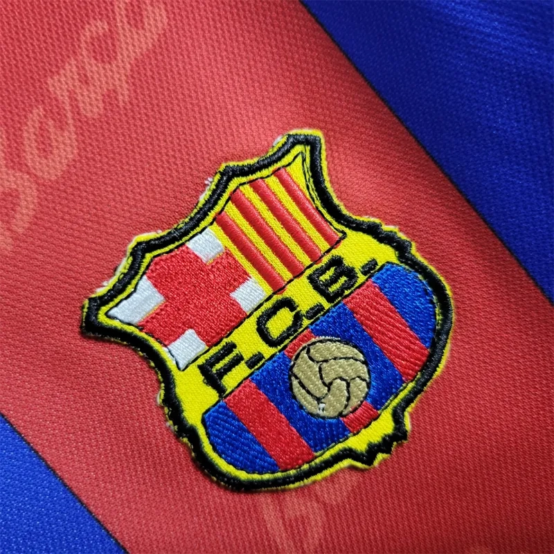 96-97 Barcelona Retro Home Soccer Shirt