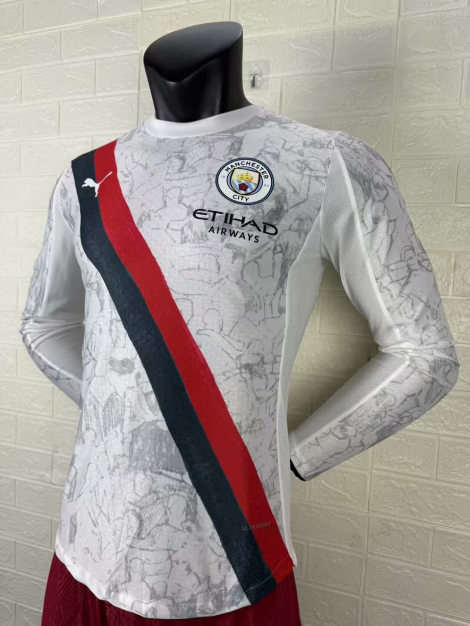 Manchester City KidSuper Player Version Long Sleeve Jersey 25/26