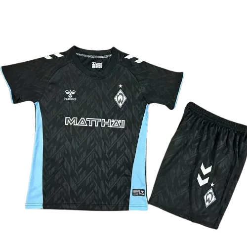 24-25 Werder Bremen Away Kids Kit Soccer Jerseys