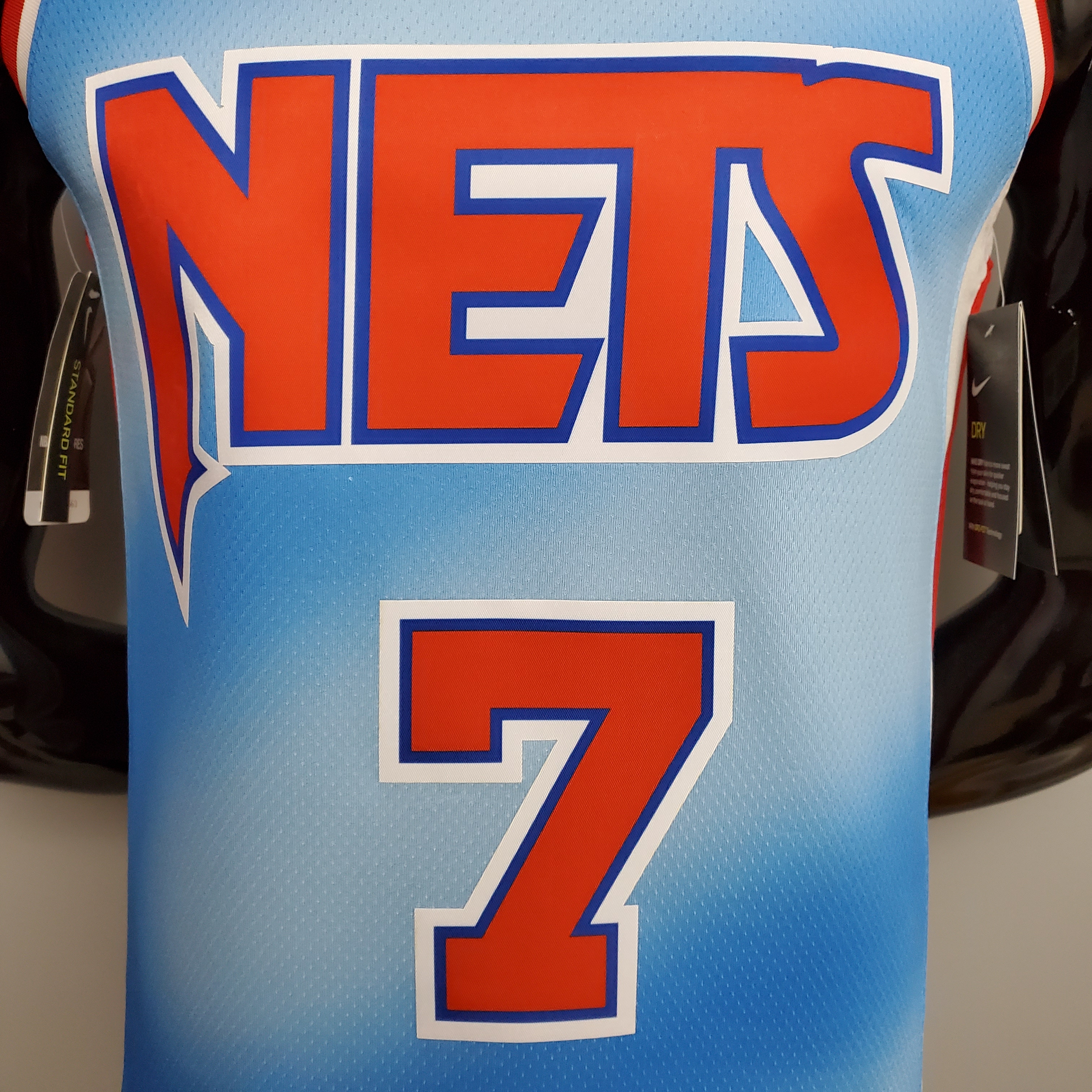 Kevin Durant Brooklyn Nets Retro Limited Edition Blue Swingman Jersey