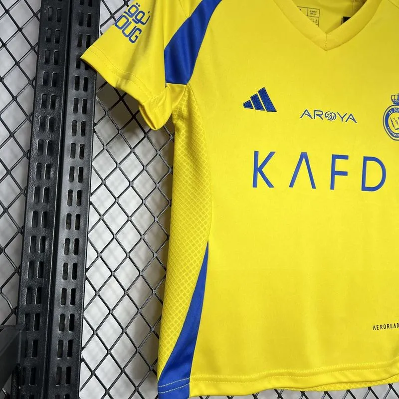 2024-25 Kids Al Nassr Home Kit Jersey+Shorts