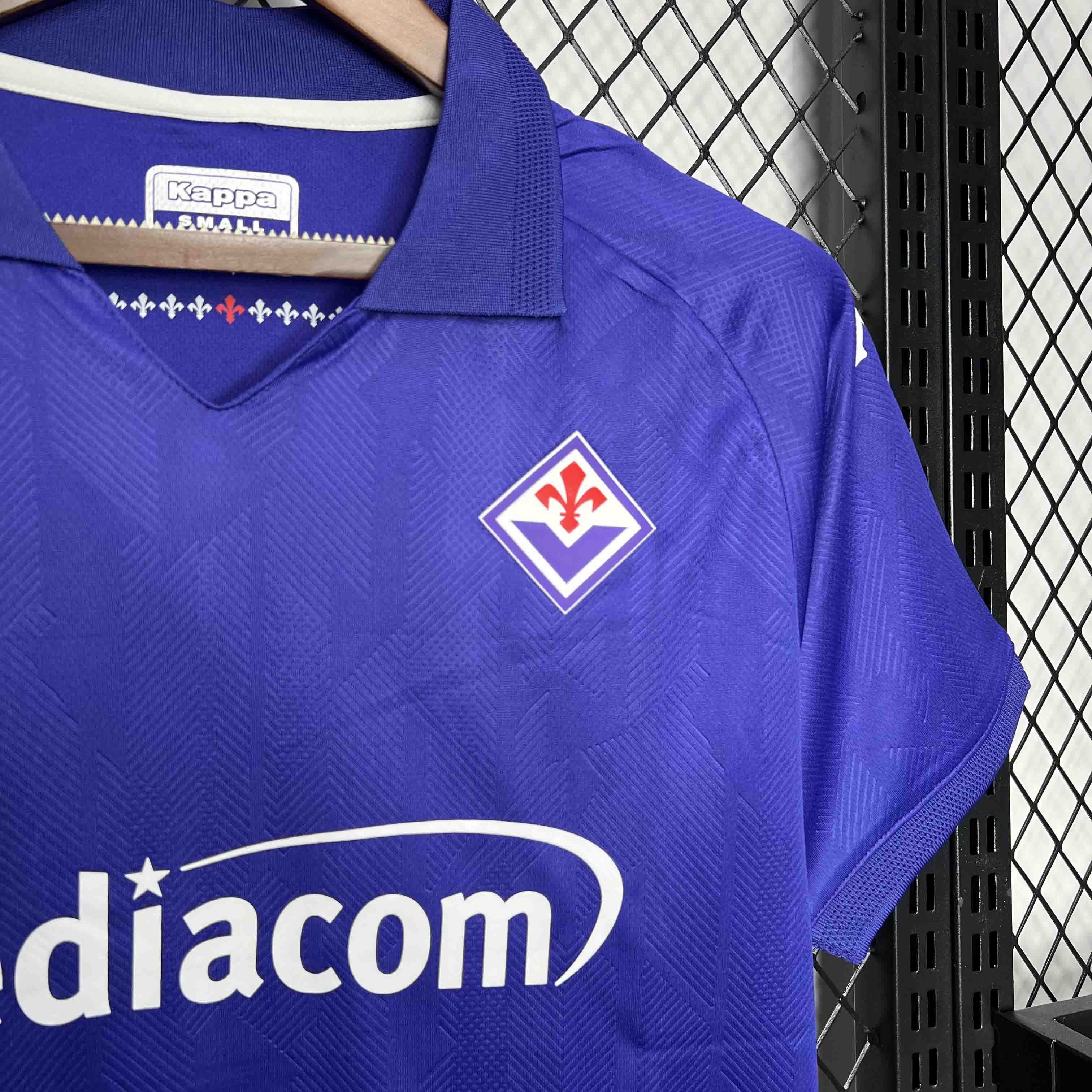24-25 Fiorentina Soccer Jersey Home Replica Fan Version