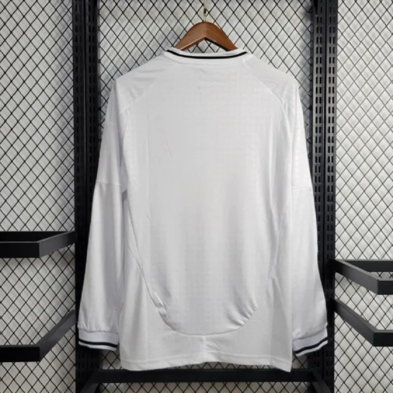 24-25 Real Madrid Home Long Sleeve Replica Jersey