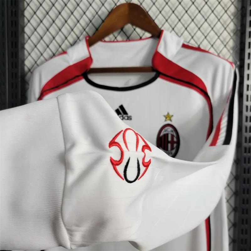06-07 AC Milan UCL Final Retro Jersey Away Long Sleeve