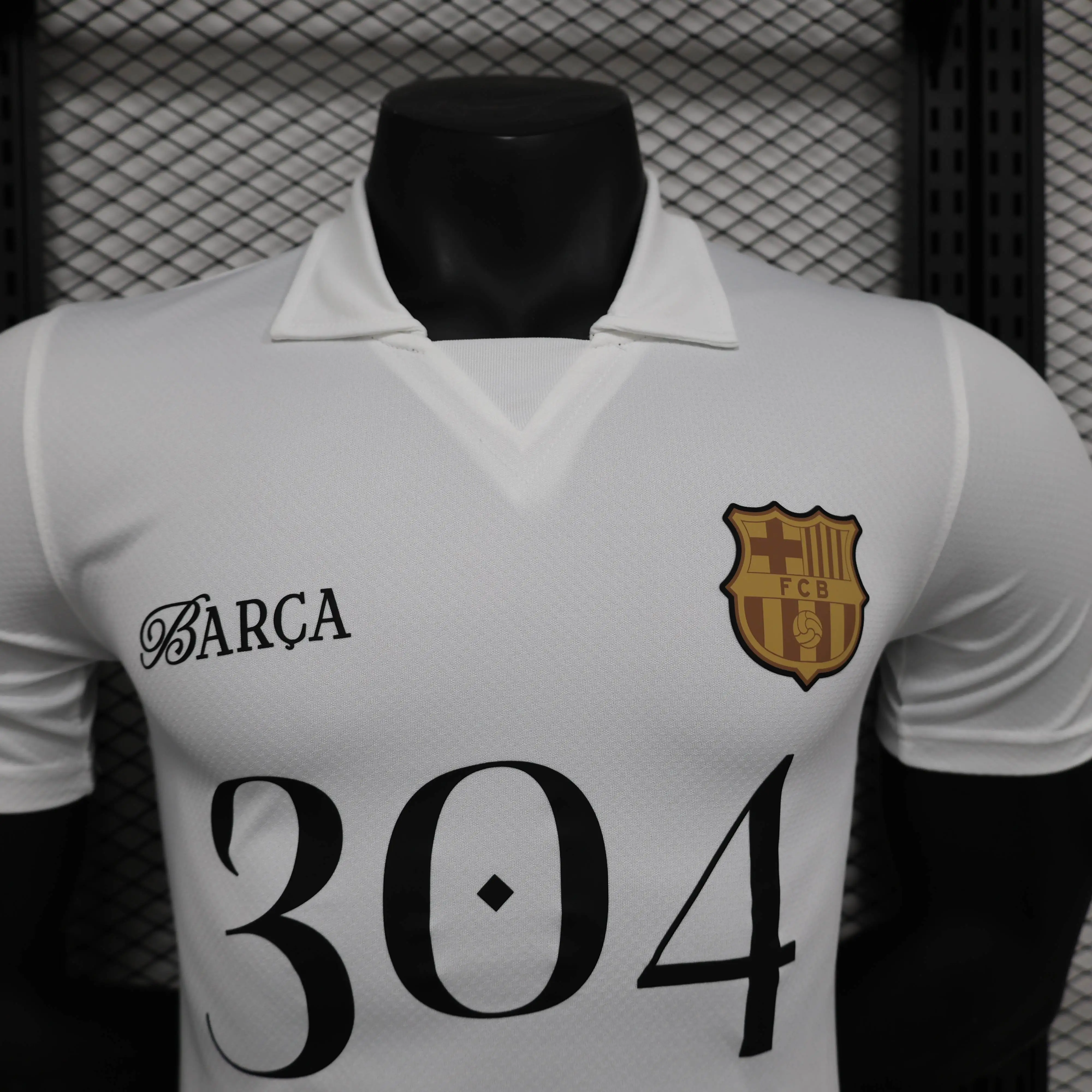 Barcelona Lamin Yamal commemorative white 304 POLO Shirt 24-25