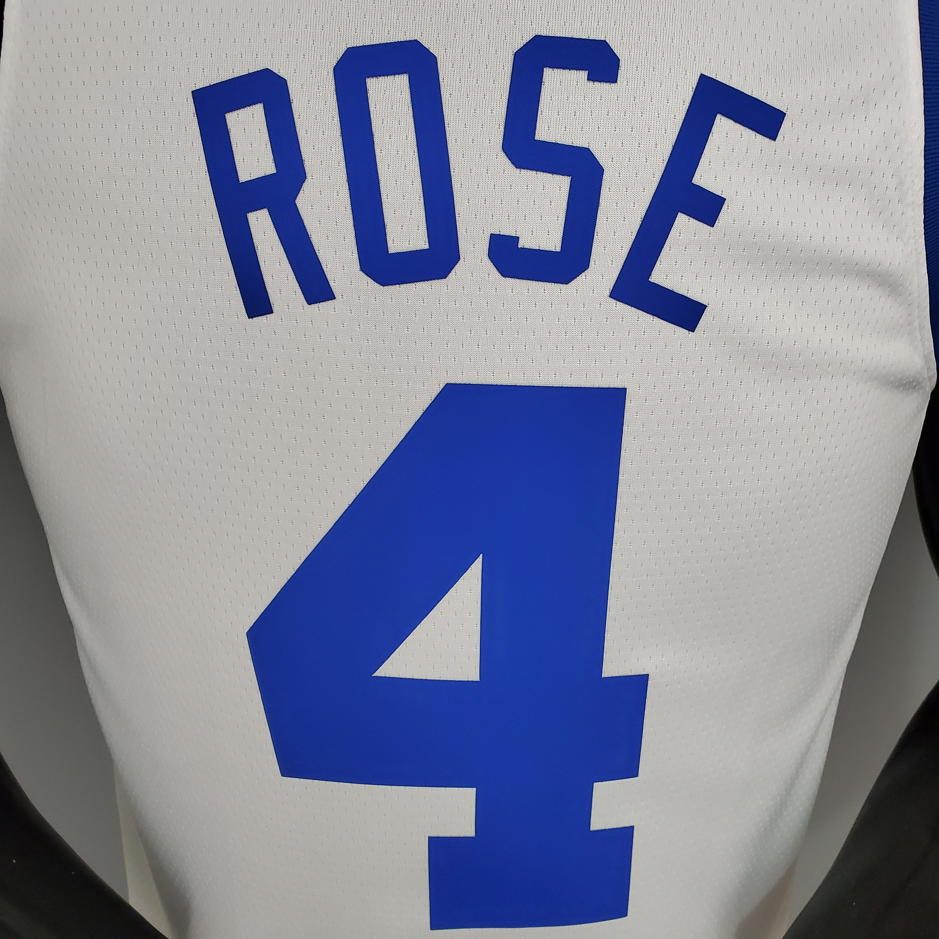 Derrick Rose New York Knicks 75th Anniversary Swingman Jersey White