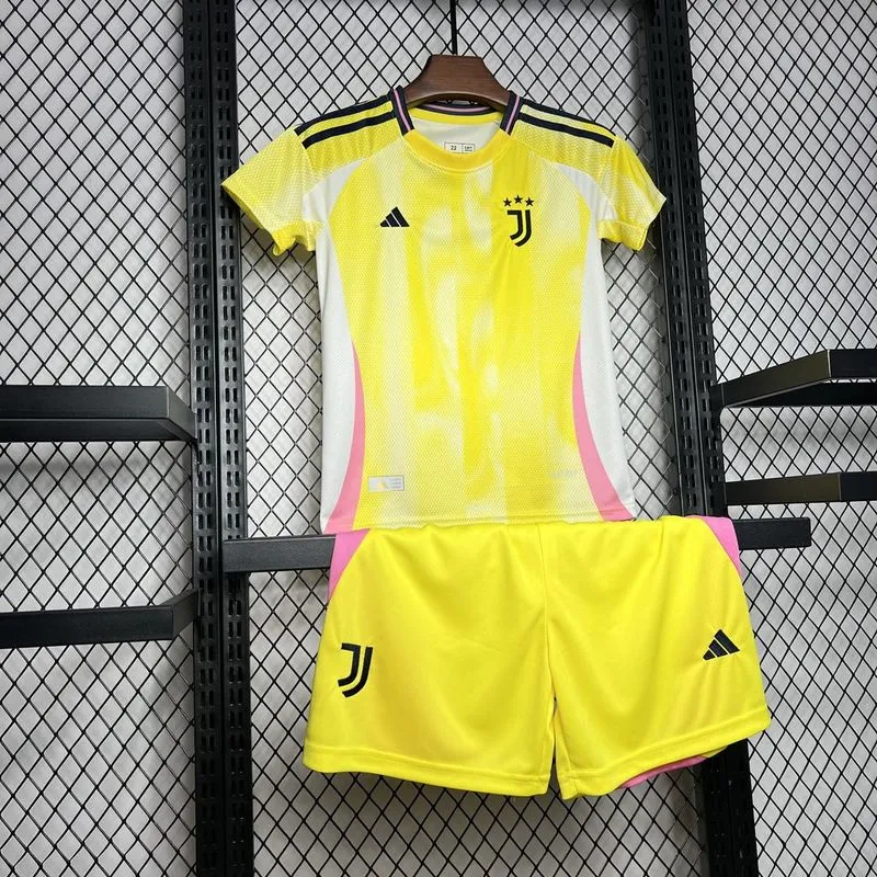 Kids Juventus Away Jersey Kit 2024-25