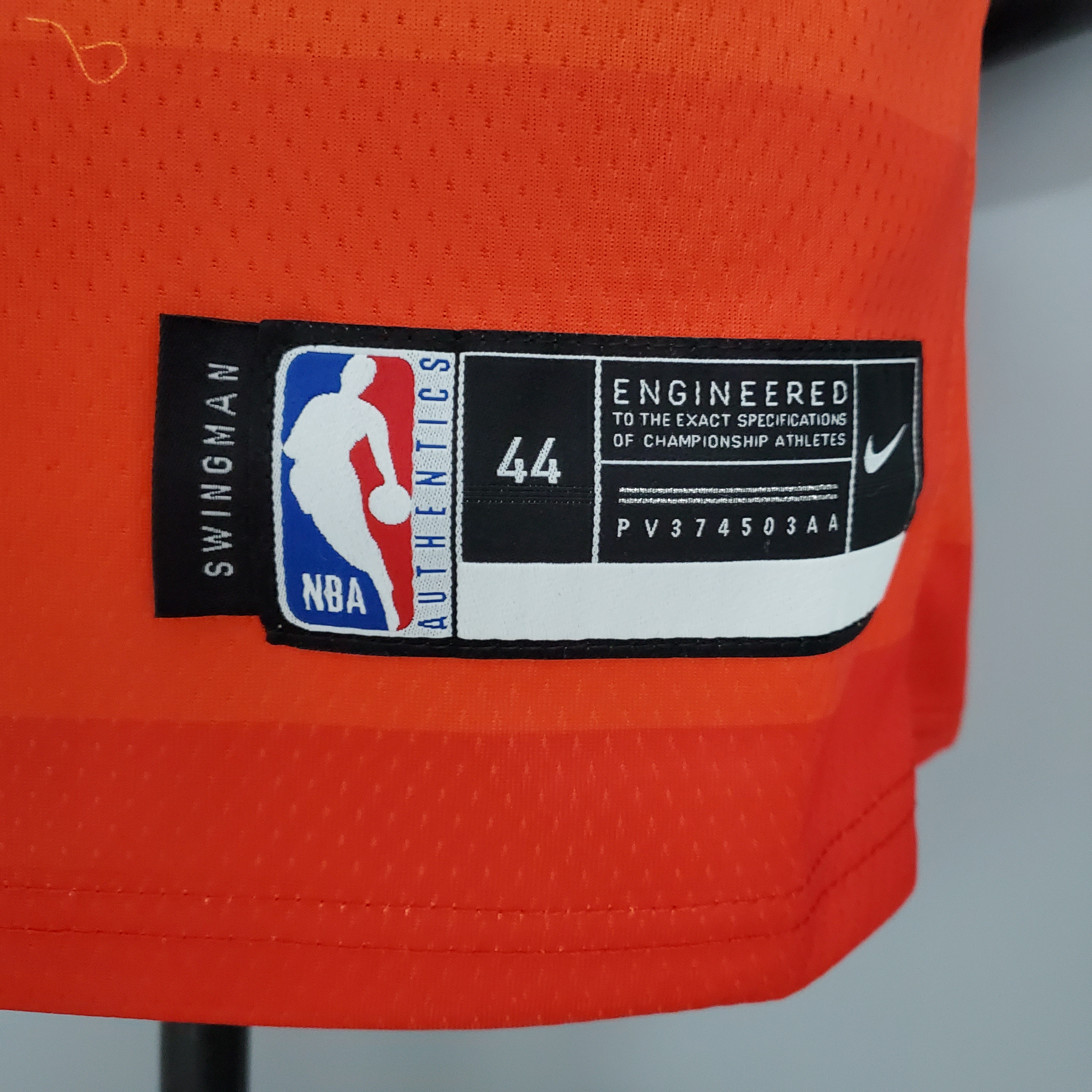 Donovan Mitchell Utah Jazz Rainbow Gradient Orange Swingman Jersey