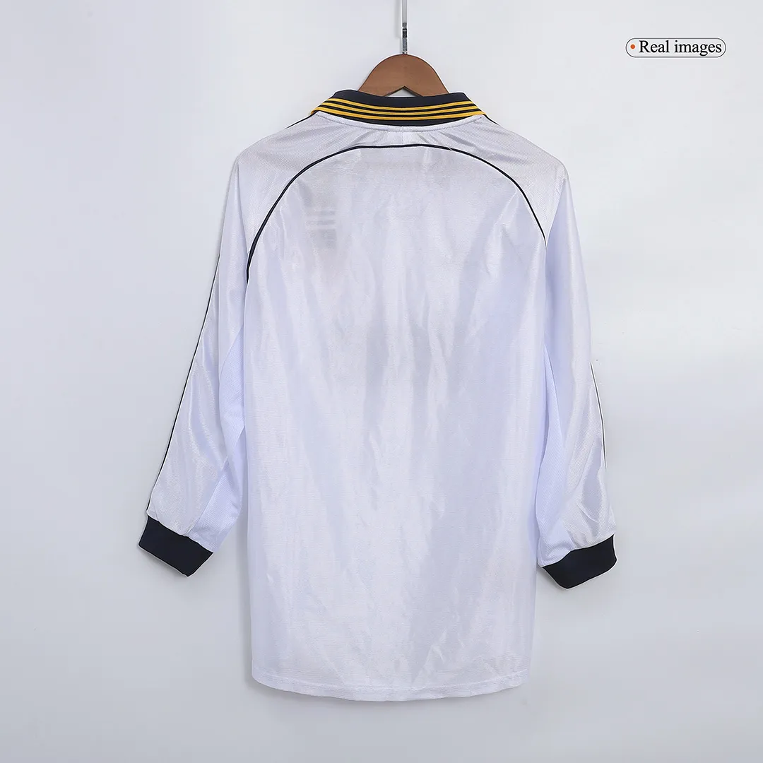 1999/00 Real Madrid Retro Away Soccer Jersey Long Sleeve