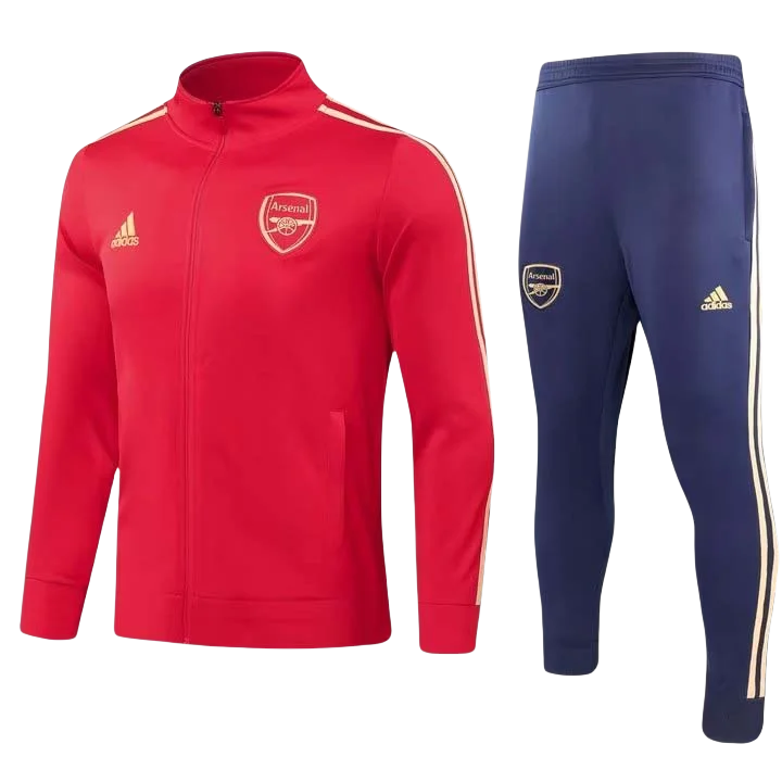 Arsenal Long Zip Jacke Red Football Shirt 2023/2024