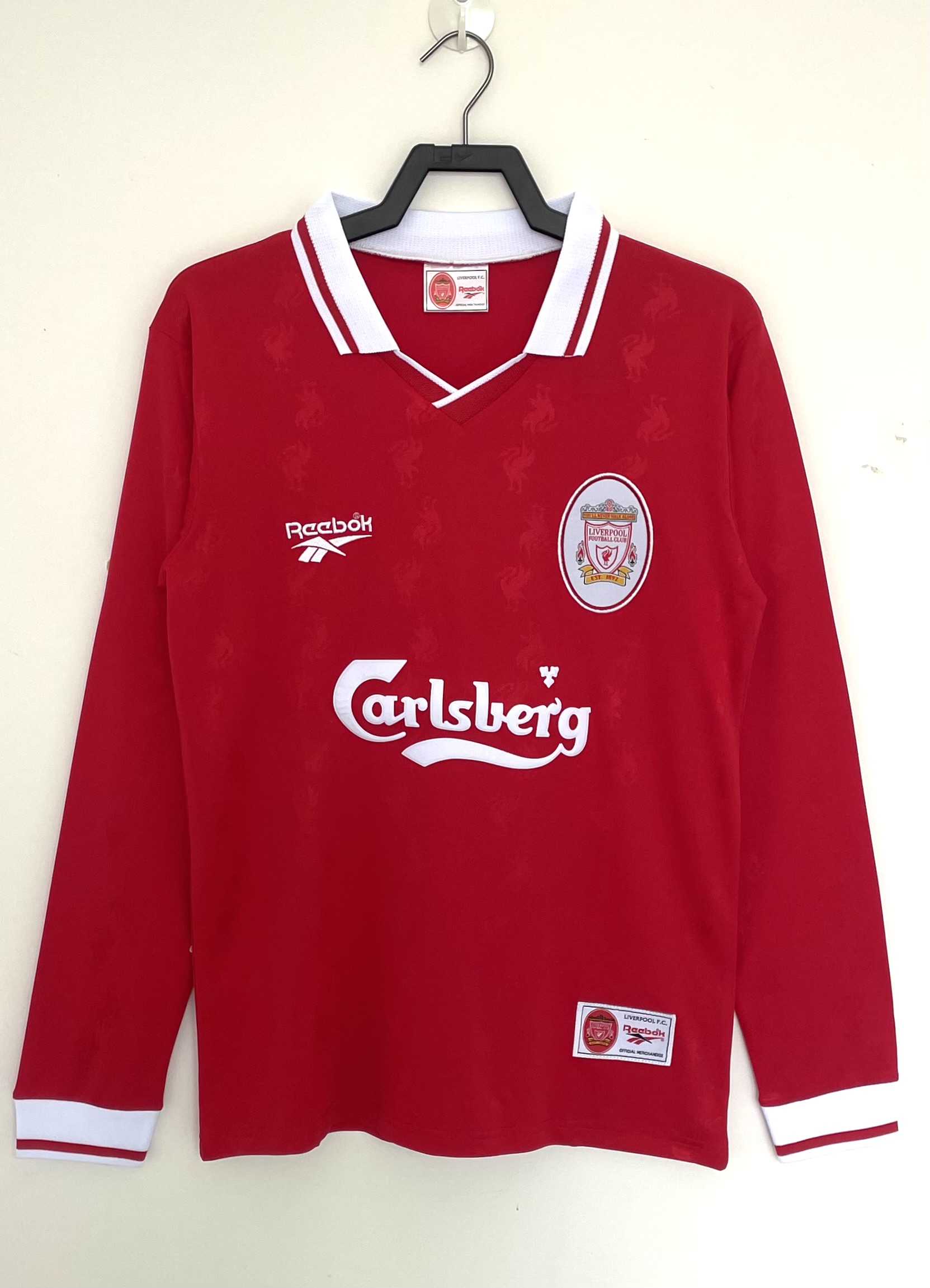 Liverpool Home Retro Long Sleeve Jersey 1996/97