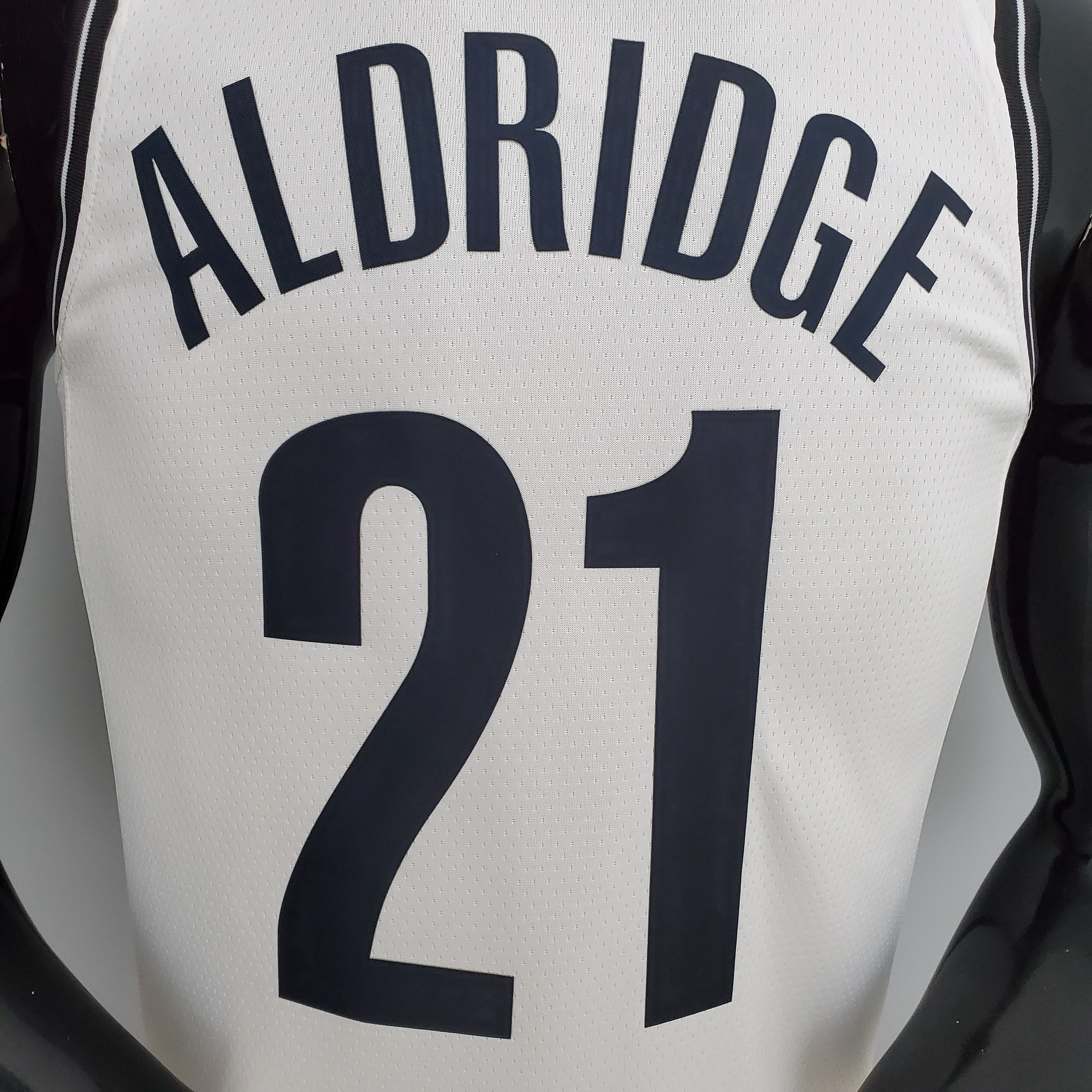 LaMarcus Aldridge Brooklyn Nets 75th Anniversary Swingman Jersey White