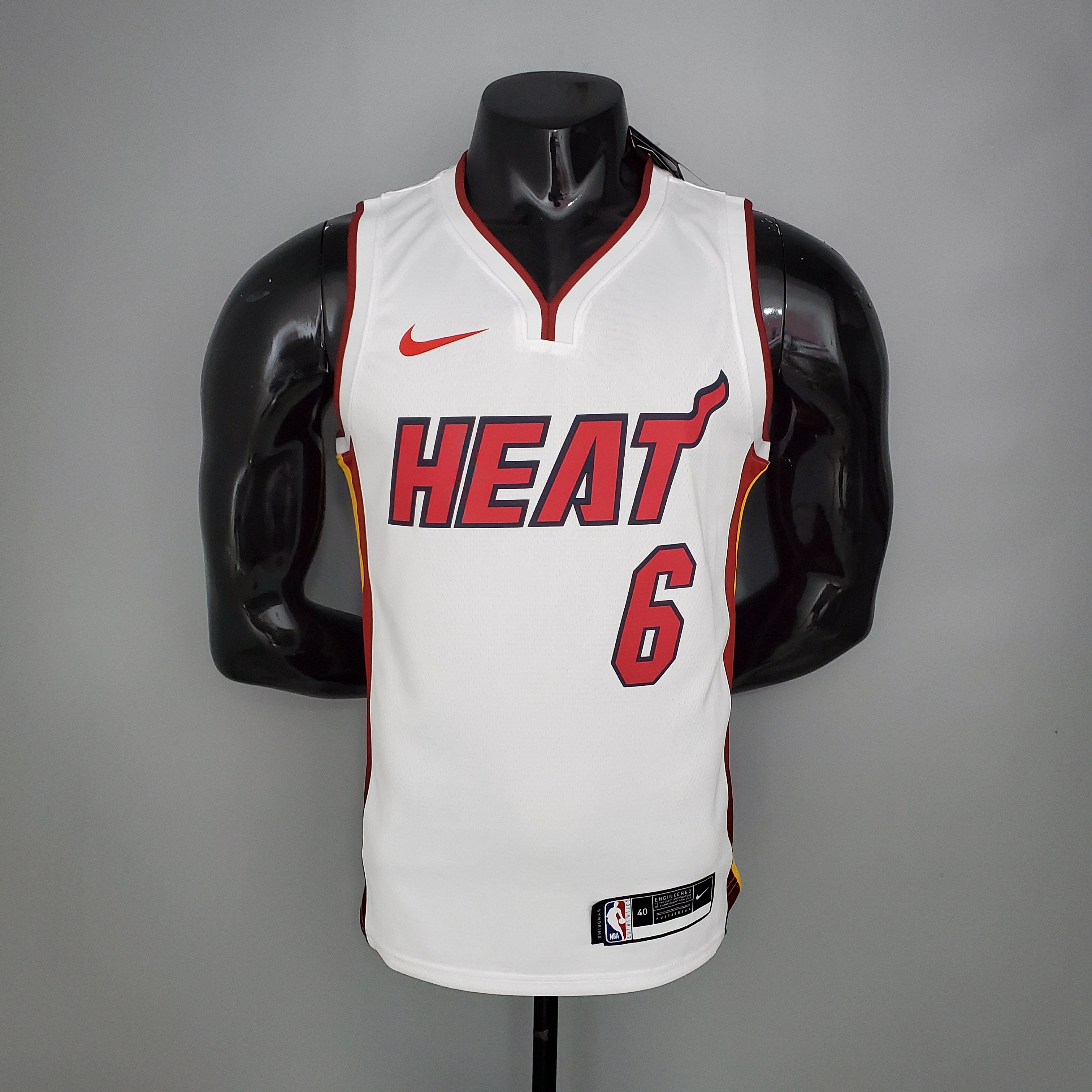 LeBron James Miami Heat Bonus Edition Swingman Jersey White