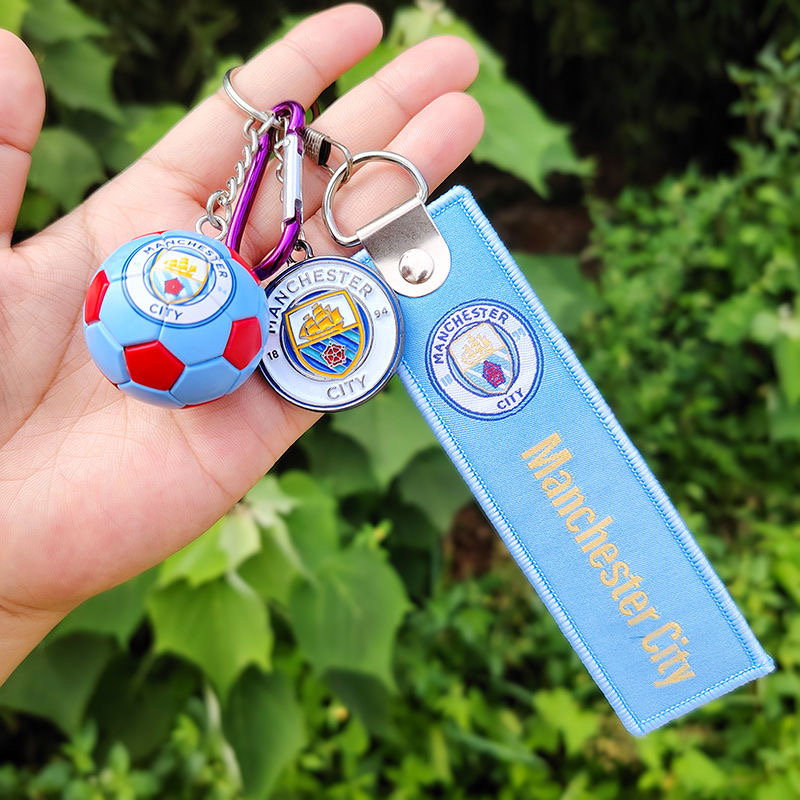 Real Madrid, Barcelona, Manchester City, Liverpool Club Keychain Football Gift