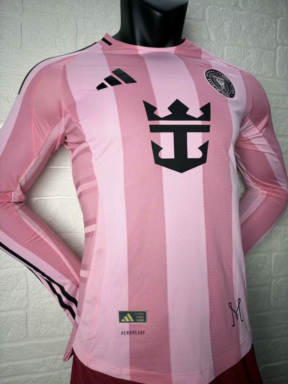 Inter Miami Home Man Player Version Long Sleeve Jersey 25/26