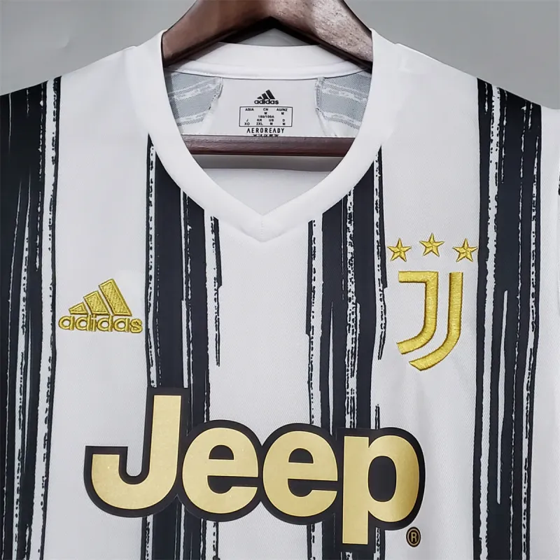 20-21 Juventus Home Soccer Retro Jerseys Shirt