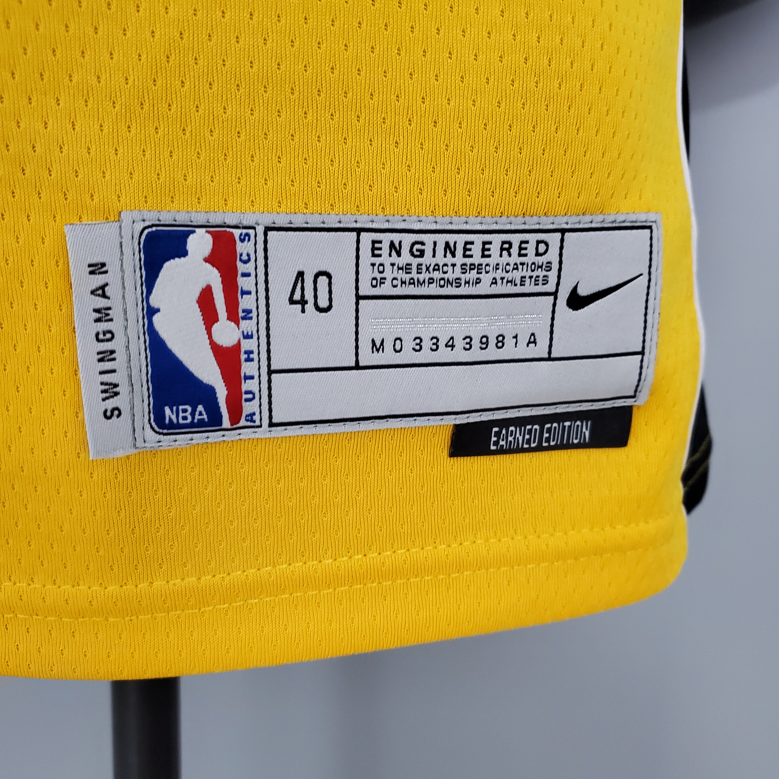 Bam Adebayo Miami Heat Bonus Edition Swingman Jersey Yellow