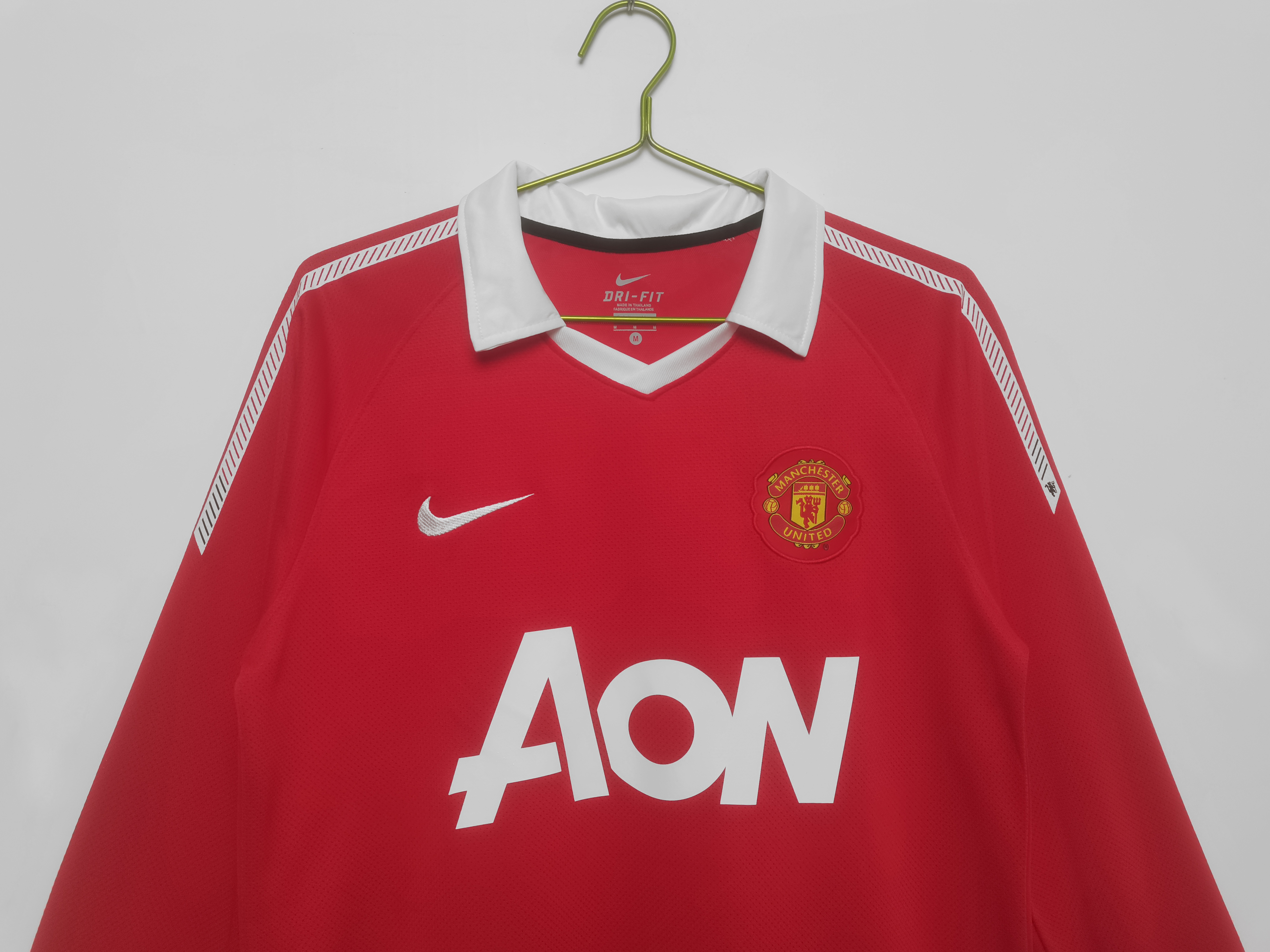 Manchester United Home Long Sleeve Retro Jersey 2010/11