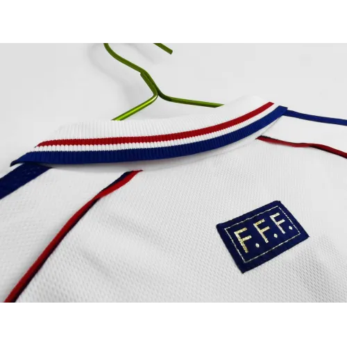 1998 France Retro Jersey Away World Cup
