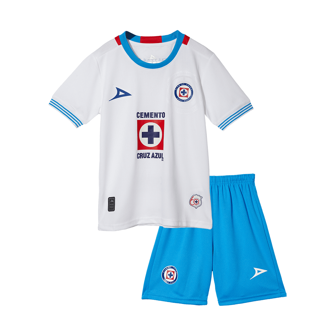 Kids Cruz Azul Away Soccer Kits 2024-25