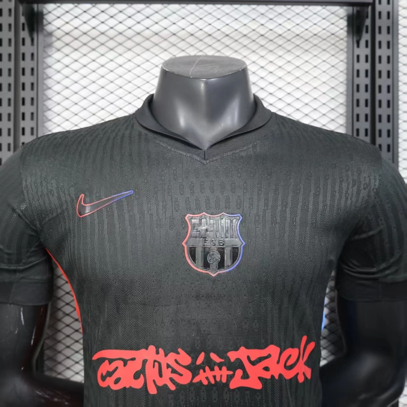 Barcelona Away x Travis Scott Shirt 2024/25 Player version Soccer Jersey