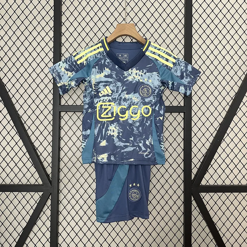 24-25 Ajax Away Kids Kit Jersey+Shorts