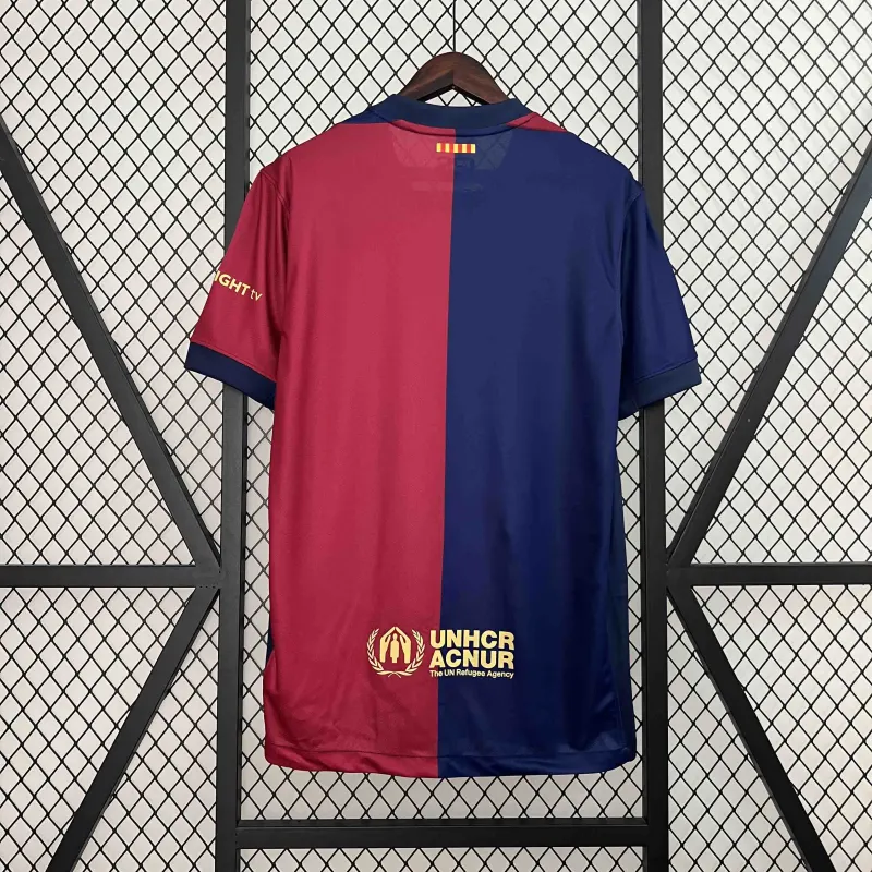 24-25 Barcelona Home Kits(Jersey+Shorts)  - Spotify Logo Without Text
