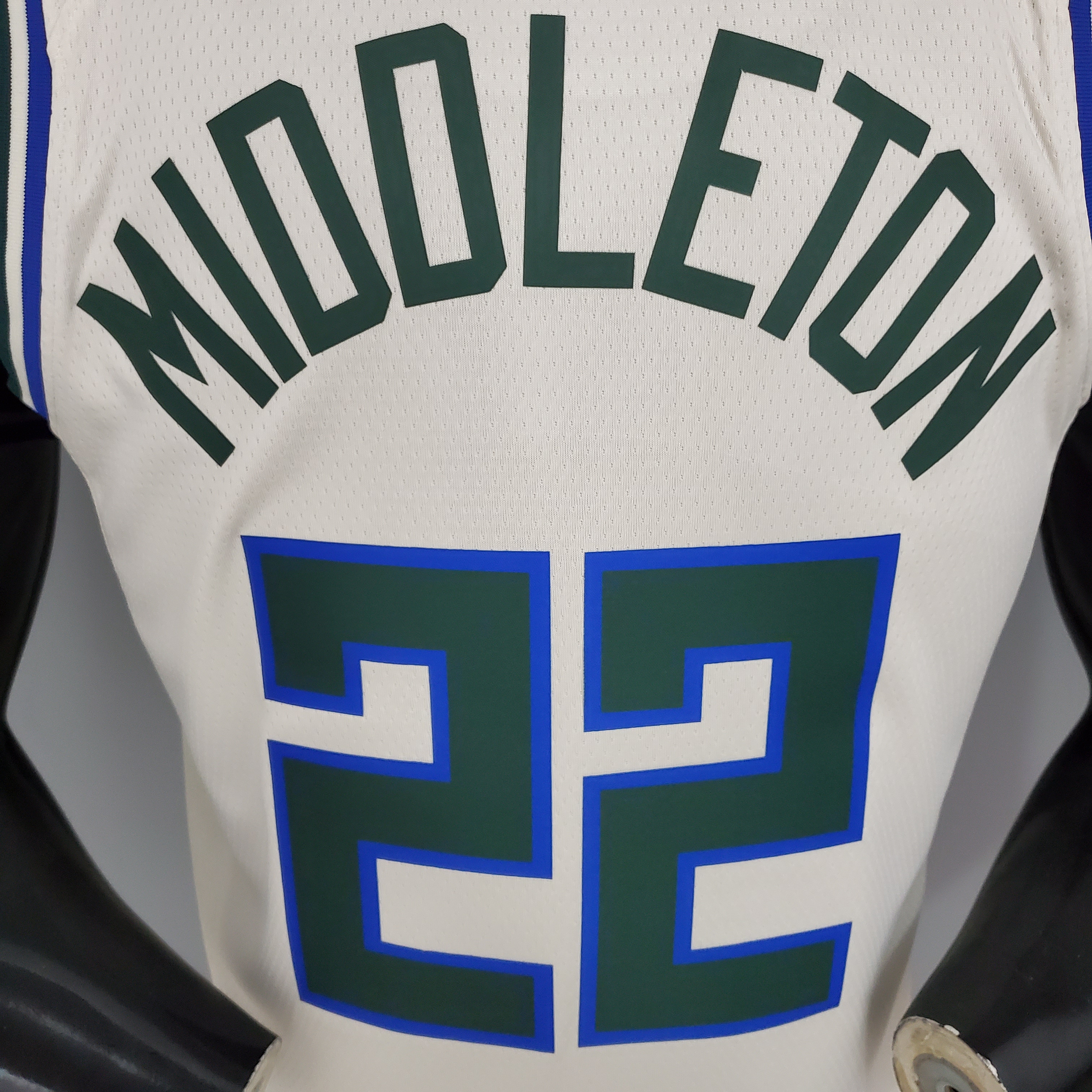 Khris Middleton Milwaukee Bucks Swingman Jersey Beige