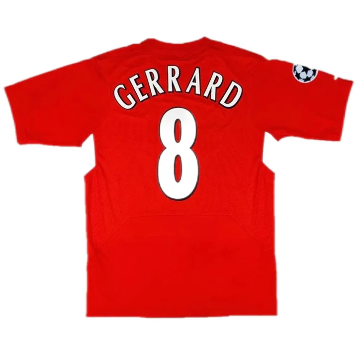 2005 Liverpool Gerrard #8 Retro UCL Final Jersey