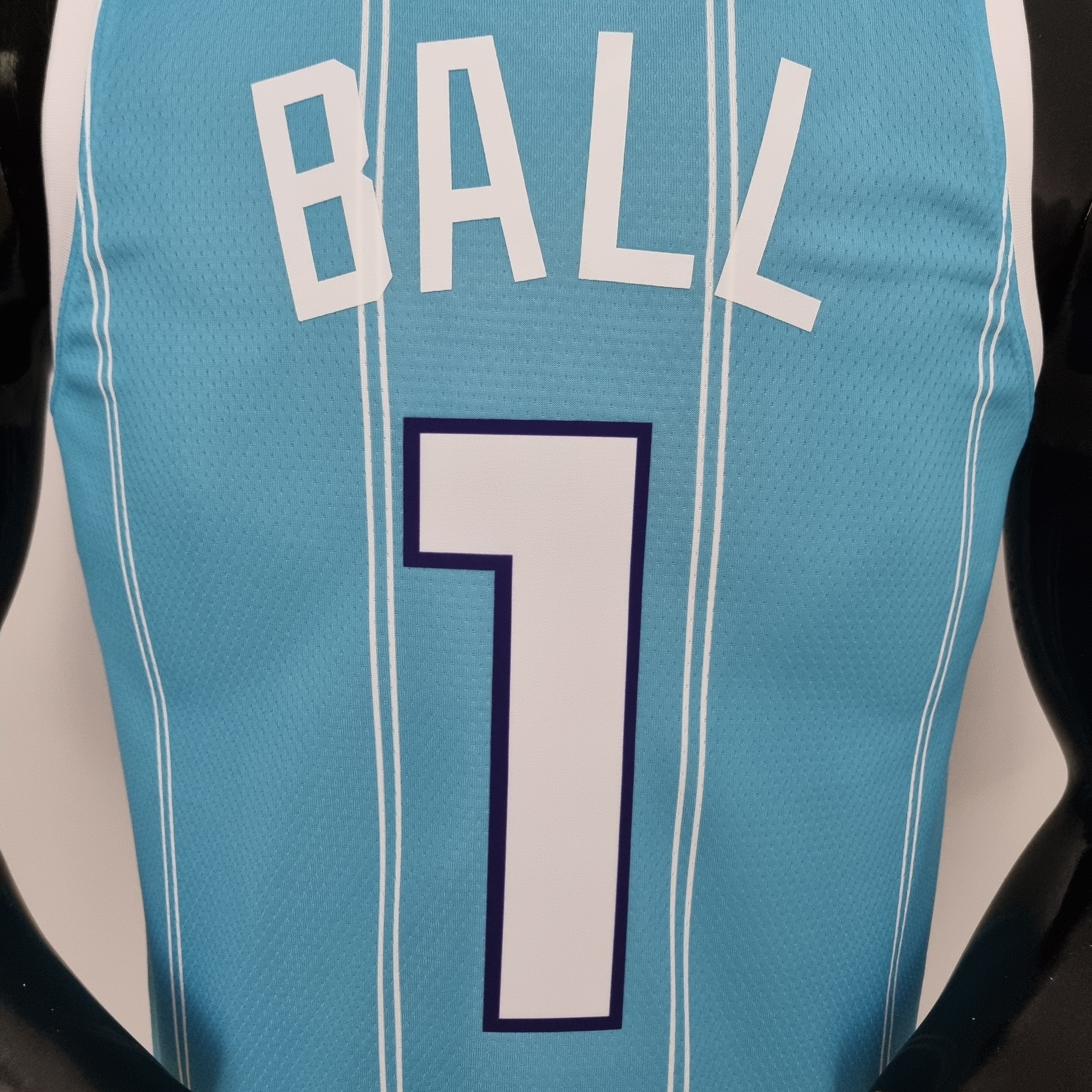 LaMelo Ball Charlotte Hornets 75th Anniversary Swingman Jersey Blue