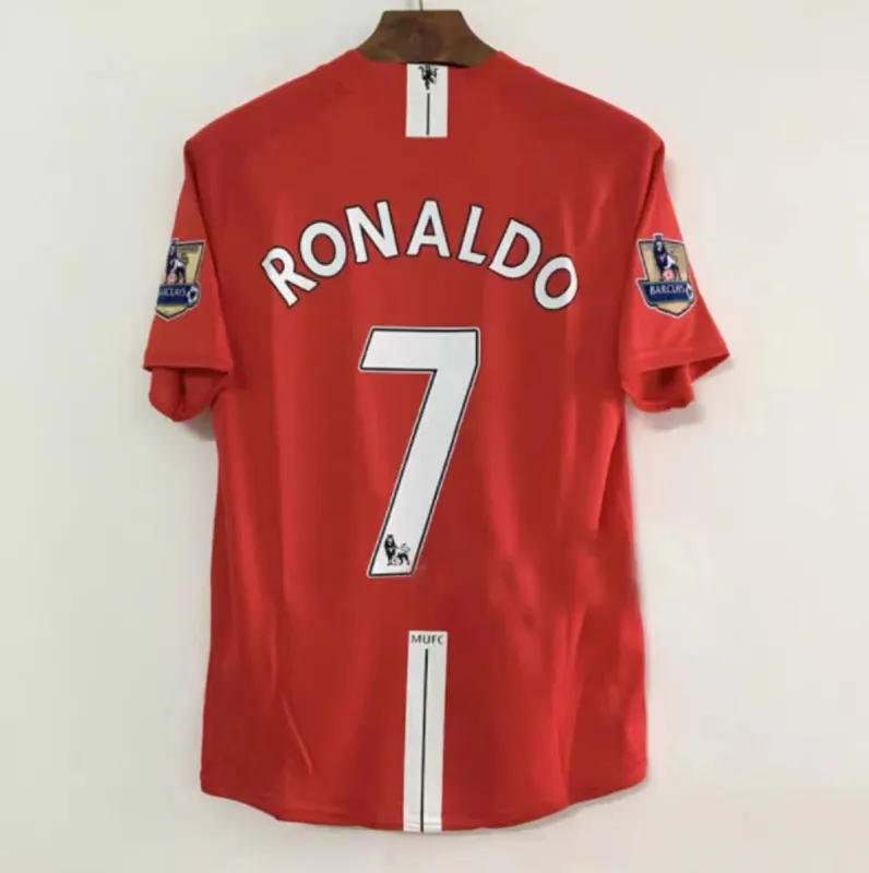 2007/08 Manchester United Retro Jersey Home