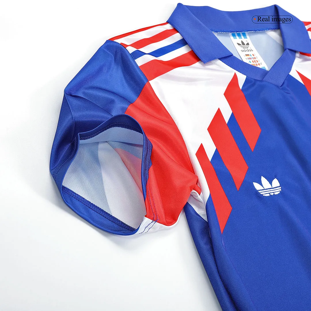 1990 France Retro Jersey Home World Cup