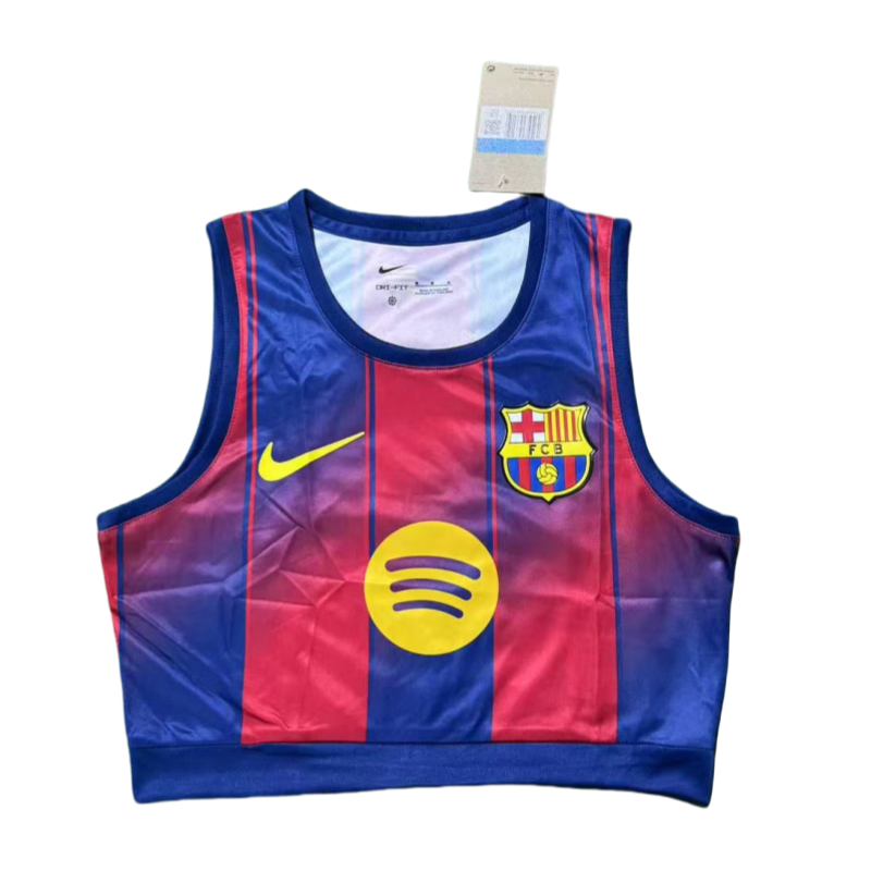 Barcelona 2025-26 women's trendy football vest（Multiple styles）-Non customized
