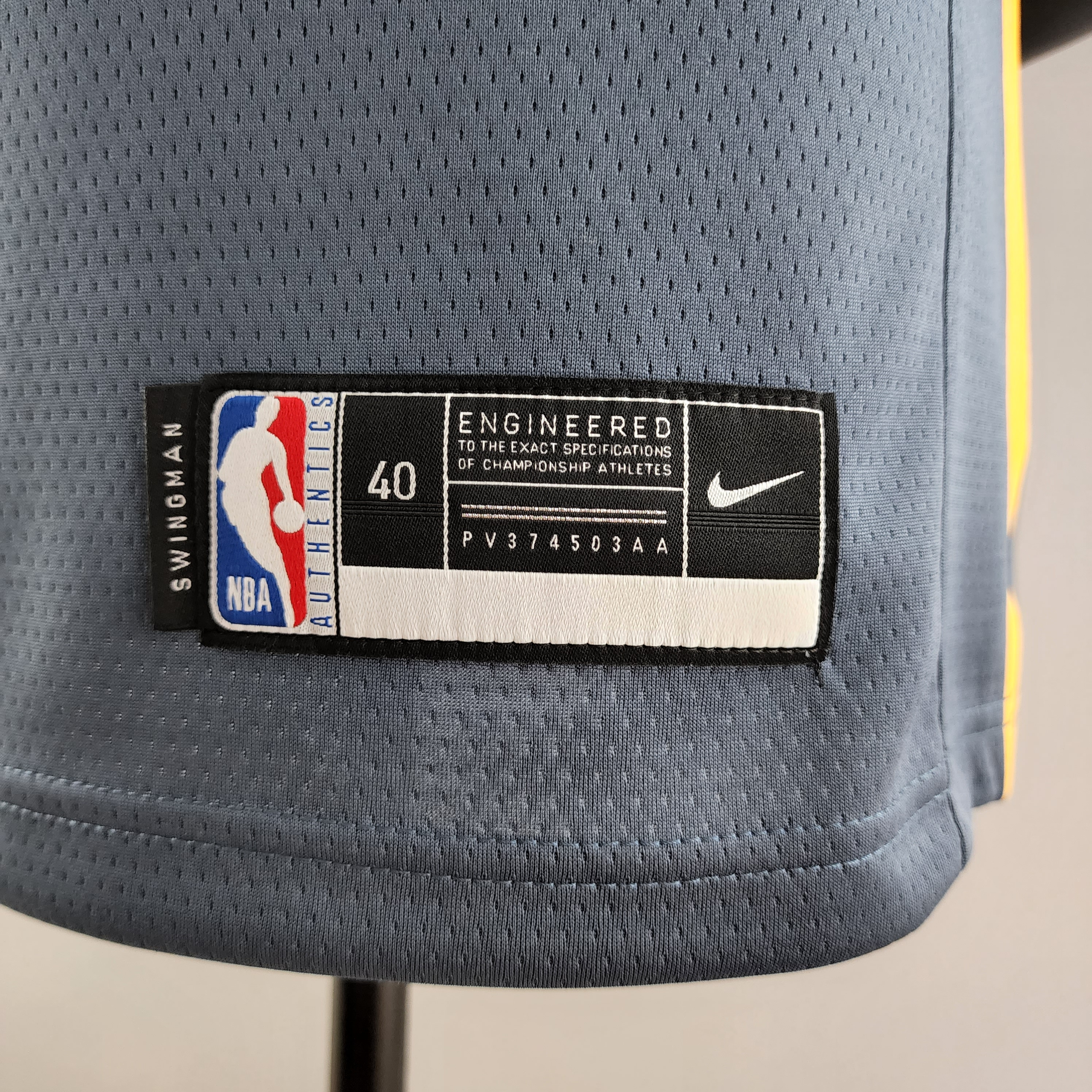 Andrew Wiggins Golden State Warriors Grey Swingman Jersey 2018