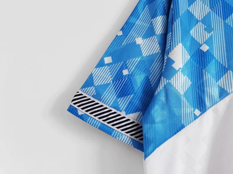 1990 England Retro Soccer Jersey Mash-Up