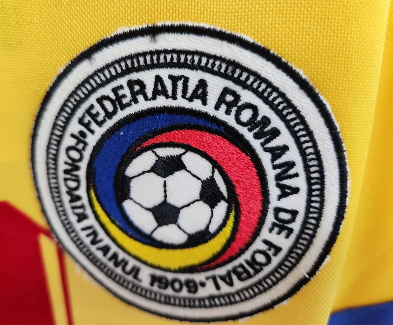 1994 Romania Home Football Retro Jersey