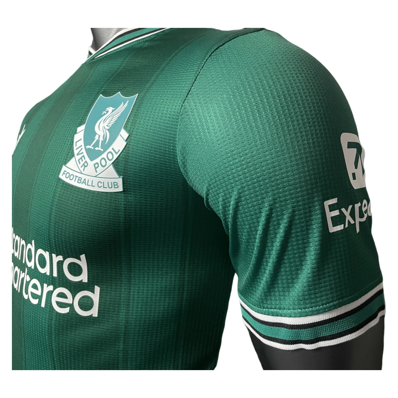 2025-26 Liverpool Green Player Edition Football Jersey