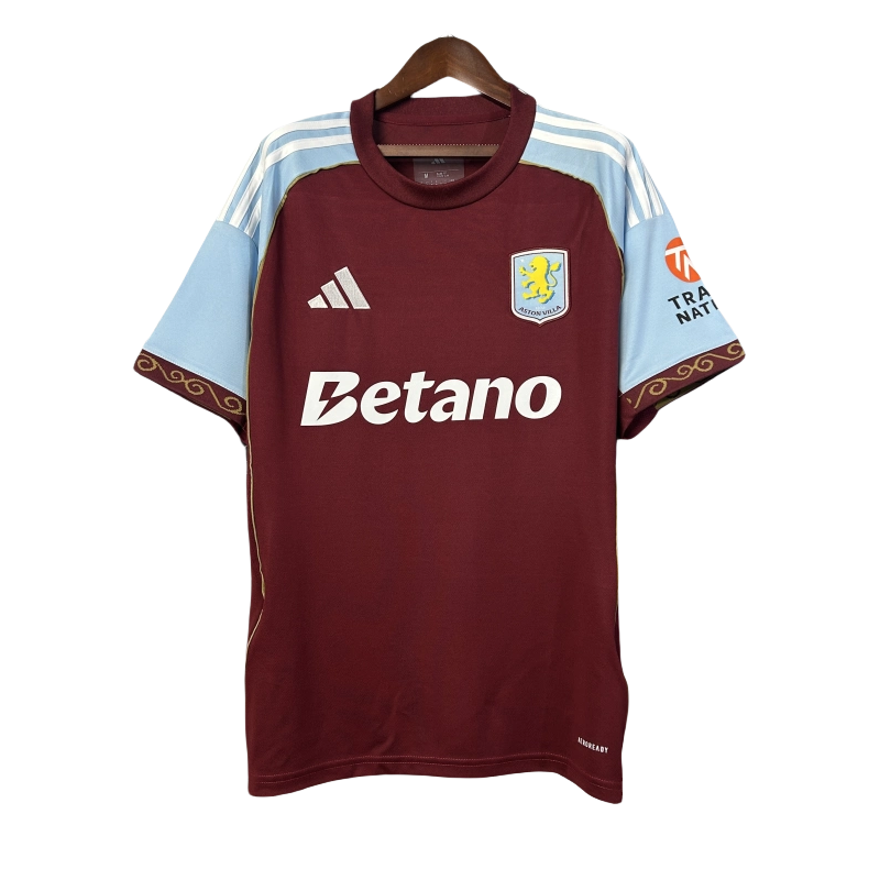Aston Villa Home Football Jersey 2025-26 Fan version