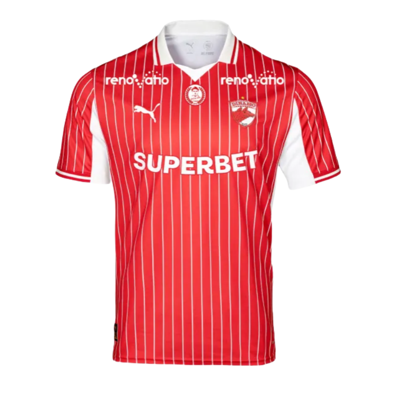 2025-26 FC Dinamo București Home Soccer Jersey -Fan version
